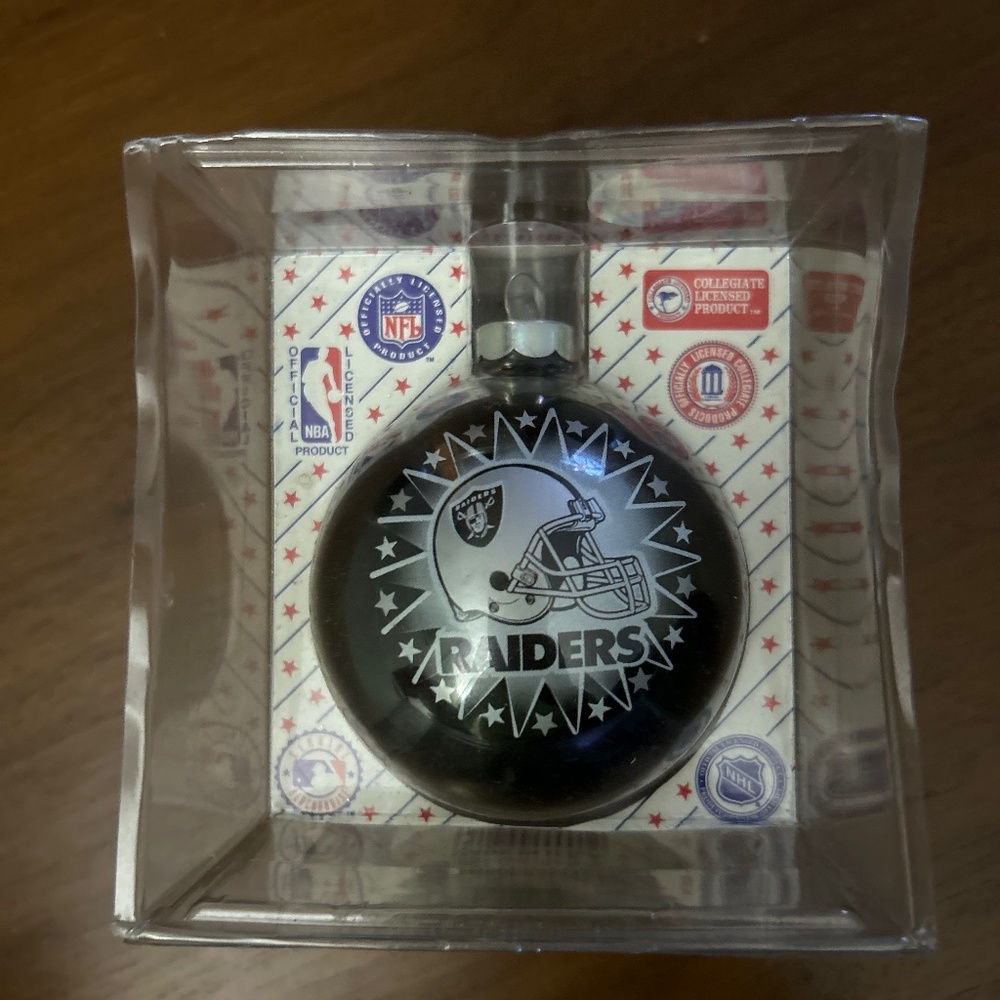 Vintage Raiders Ornament- Never Opened
